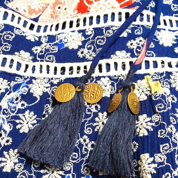 Anthropologie Verb floral embroidered mini skirt, size S - Picture 9 of 10